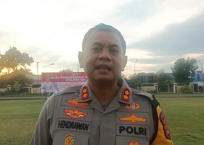 512 Personil Gabungan BKO Polda Sumsel dan Polres OKI Diturunkan untuk Jaga Keamanan TPS