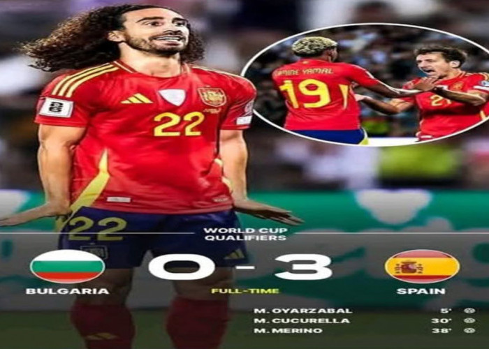 Hasil Spanyol vs Bulgaria 3-0: La Roja Tampil Dominan