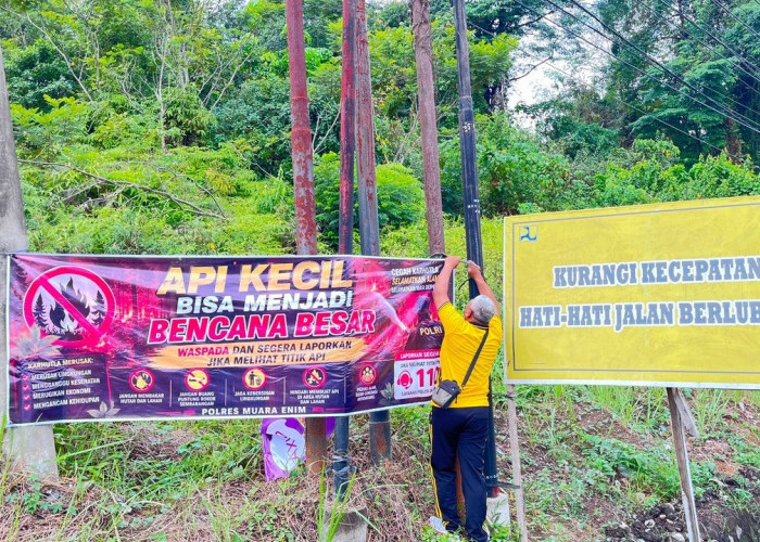 Cegah Karhutla, Gencarkan Edukasi Lewat Spanduk
