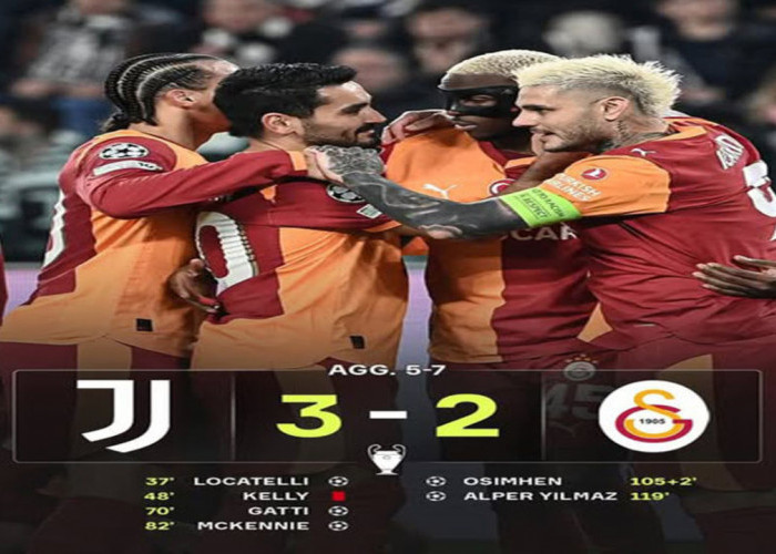 Hasil Liga Champions: Comeback Juventus Gagal, Osimhen Bawa Galatasaray ke 16 Besar.