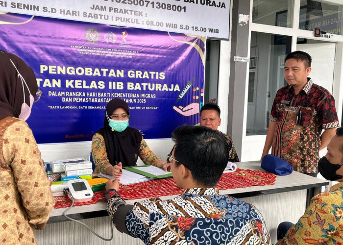Rutan Baturaja Gelar Pengobatan Gratis Untuk Warga Binaan