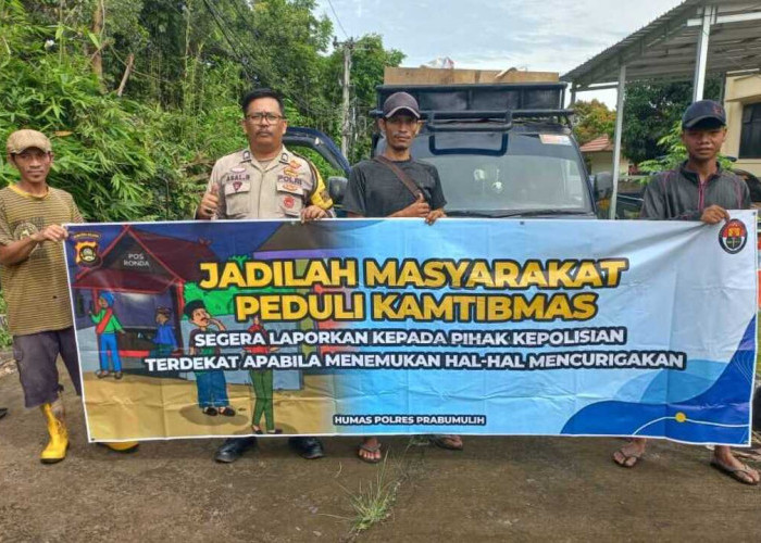 Ajak Masyarakat Berperan Aktif Jaga Kamtibmas Kondusif, Polres Prabumulih Gencar Sosialisasi