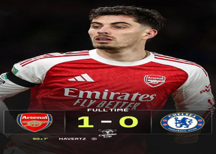 Hasil Arsenal vs Chelsea 1-0: Arsenal ke Final Carabao Cup Usai Singkirkan Chelsea.