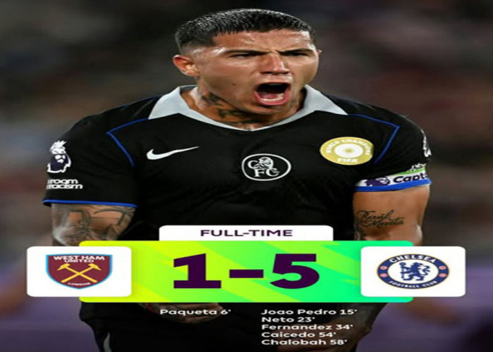 Liga Inggris: Chelsea Lumat West Ham 5-1