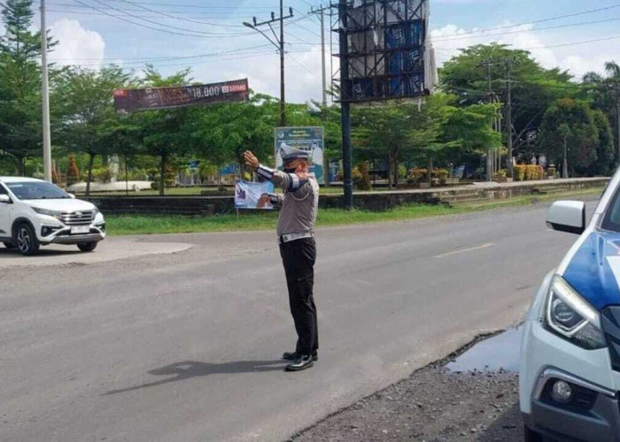 Satlantas Polres Ogan Ilir Gelar Patroli Beat Siang Antisipasi Lonjakan Kendaraan Akhir Pekan