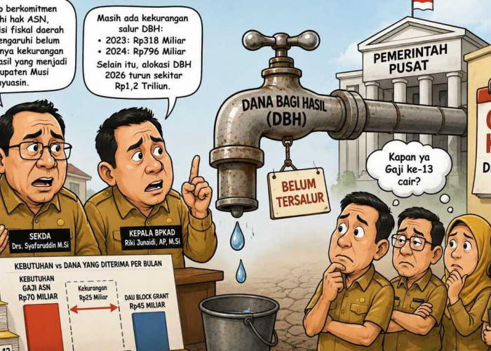 Pembayaran Gaji ke-13 ASN Menunggu Transfer DBH dari Pemerintah Pusat