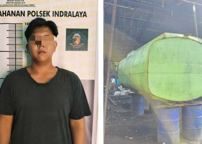 Polsek Indralaya Ungkap Kasus Pencurian Tangki Kapasitas 10 Ton