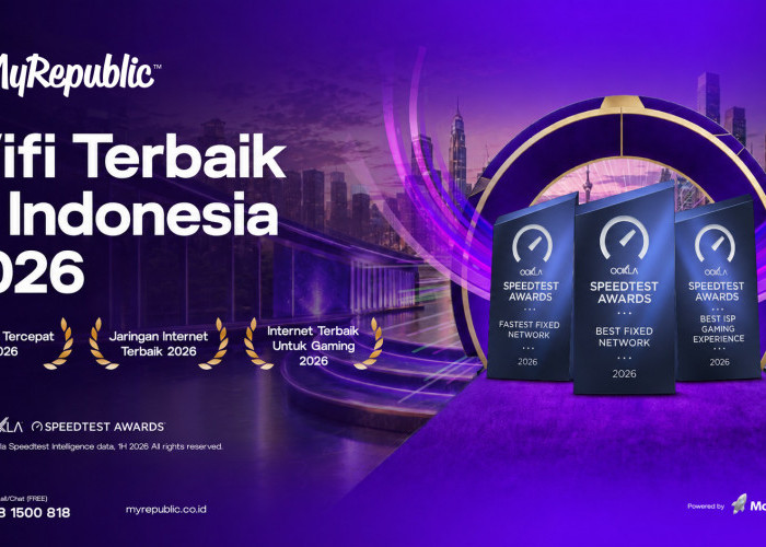 MyRepublic Indonesia Kembali Diakui sebagai Jaringan Terbaik dan Tercepat di Indonesia dari Ookla®