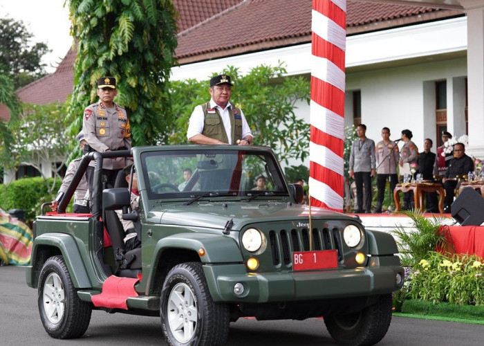 Gubernur Herman Deru Tekankan Lima Fokus Pengamanan Nataru pada Apel Operasi Lilin Musi 2025
