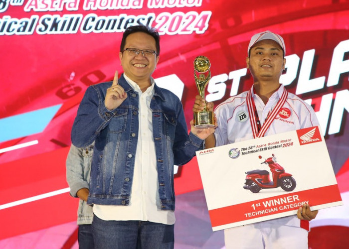 Rikki Gustiawan dari Astra Motor Sumsel Raih Prestasi Tertinggi di Technical Skill Contest Nasional 2024