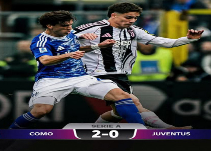 Hasil Liga Seri A Italia: Como Kalahkan Juventus 2-0