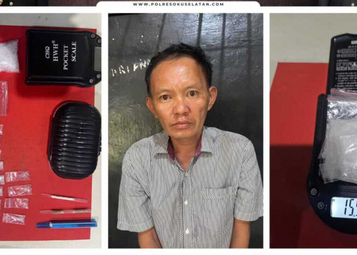 Polisi Tangkap Terduga Pengecer Sabu di OKU Selatan, Sita 15,50 Gram Barang Bukti