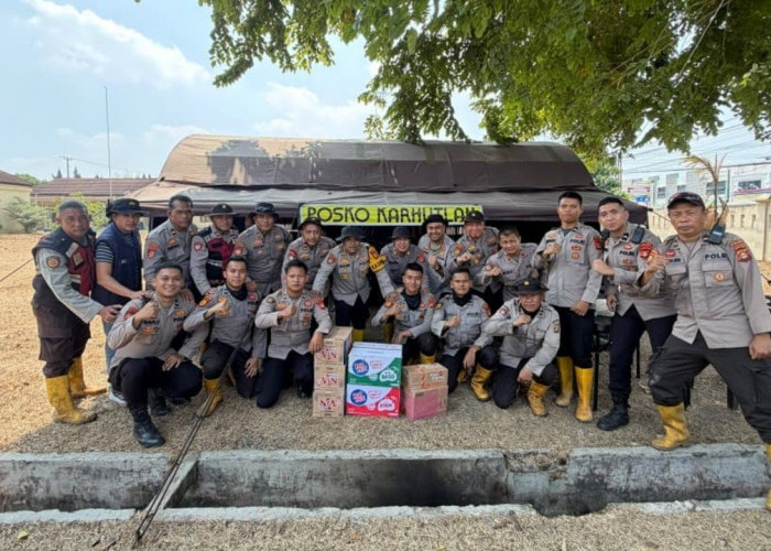 Kaopsda Aman Nusa II Tinjau Kesiapan Pos Pantau Polda Sumsel di Ogan Ilir