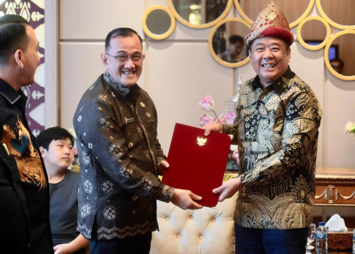 Tiba di  Bandara SMB II Palembang, Wagub Cik Ujang Terima Surat Penunjukan Plt Gubernur Sumsel