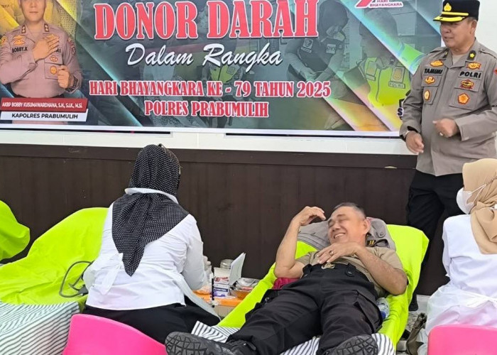 Sumbang 39 Kantong Darah, Polisi Hari Ini Bukan Hanya Mengayomi, Tetapi Juga Berempati
