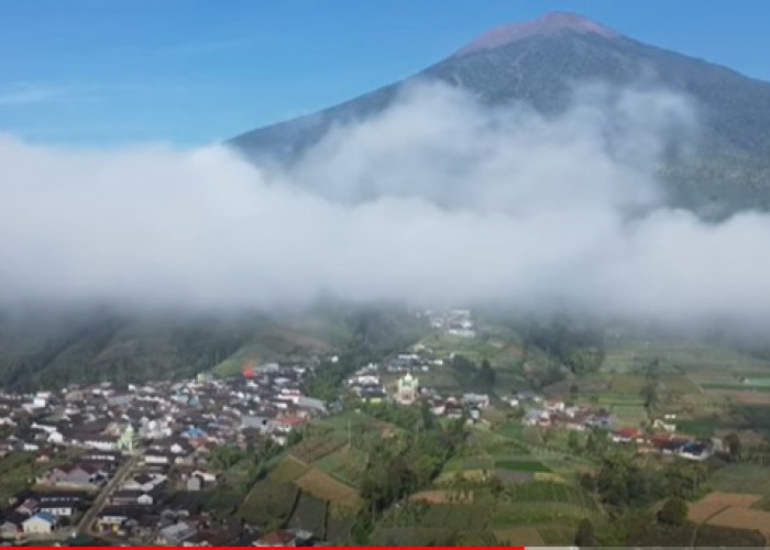 Indahnya Desa Serang, Desa Diatas Awan Bagian dari Pesona Gunung Slamet Pemandangannya Seperti Surga