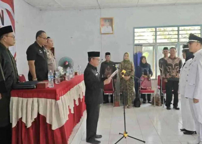 Belasan  Pj Kades Resmi Dilantik, Kadis PMD OKU Minta Segera Bertugas