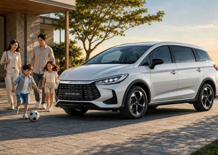 BYD M6 DM Datang! Isi Bensin Sekali Bisa Jalan 1.300 Km?