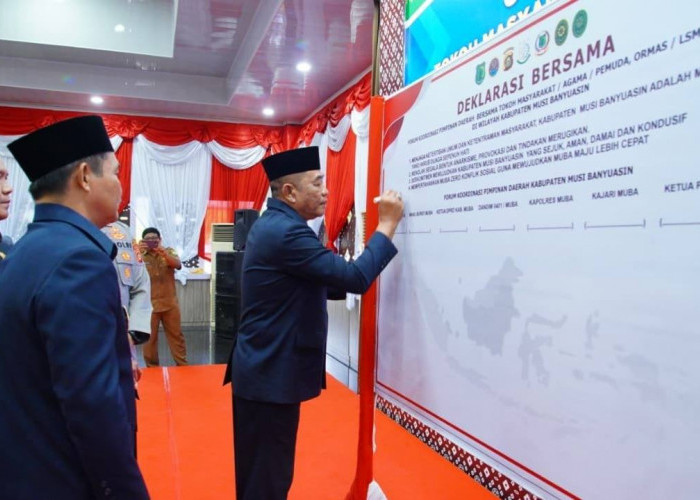 Bupati HM Toha: Muba Milik Kita Bersama, Jaga dengan Sepenuh Hati