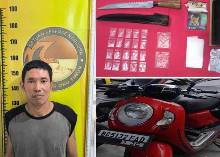 Dikejar Polisi Saat Patroli, Pengedar Sabu di OKU Timur Buang Barang Bukti