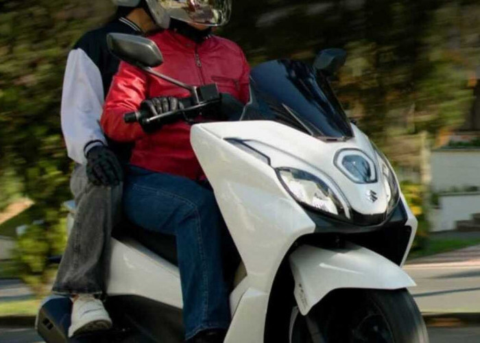 Suzuki Burgman 15 Bikin Heboh, Desain Futuristik dan Fitur Canggih