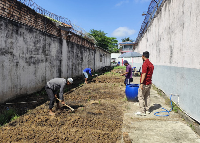 Dukung Ketahanan Pangan Nasional, Lapas Sekayu Siapkan Lahan Bercocok Tanam