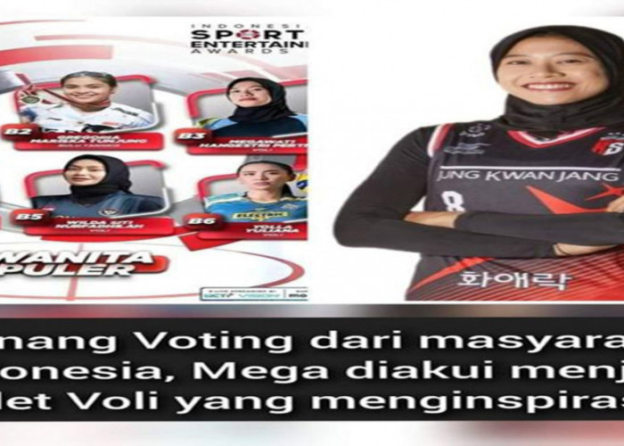 Sports & Entertainment Awards 2024 : Megawati Hangestri Pertiwi Atlet Wanita terpopuler di Indonesia 
