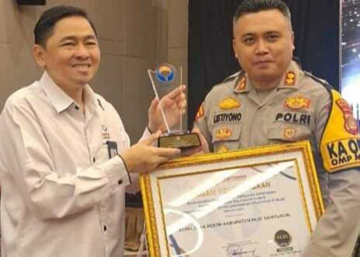 Polres Muba Raih Predikat Peringkat 1, Ini Kategorinya