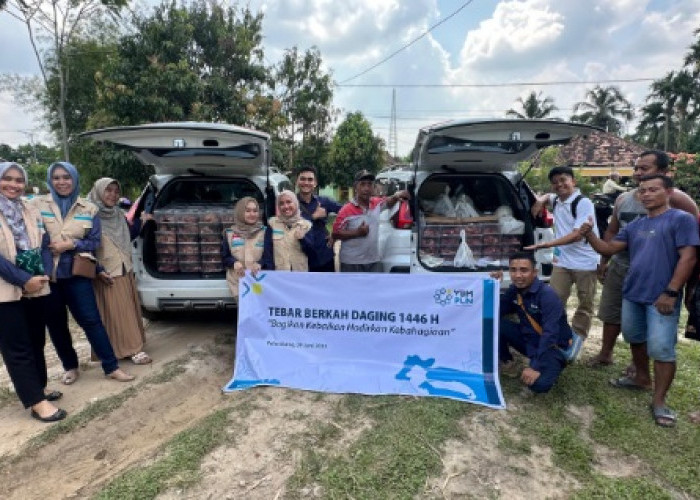 YBM PLN UP2D S2JB Hadirkan Kebahagiaan Lewat Program Tebar Berkah Daging Idul Adha