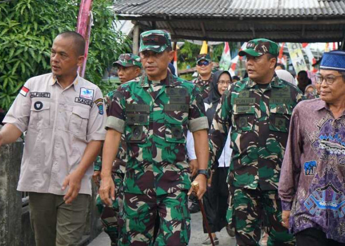 Upaya Pencegahan, Pangdam II Sriwijaya Sosialisasi Karhutla di Sungai Ceper OKI