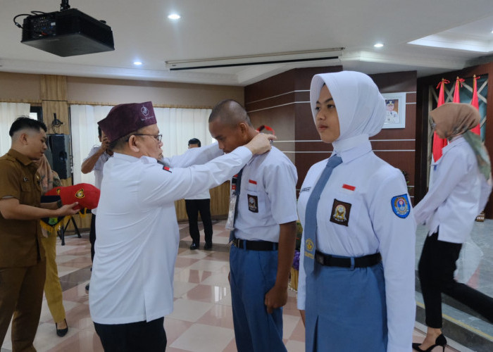 75 Calon Anggota Paskibraka Siap Sukseskan Pengibaran Bendera HUT RI di Muba