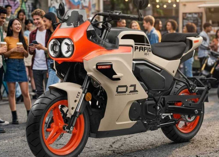 Bukan Kaleng-Kaleng, CFMoto Papio XO-1 Punya ABS, TCS, dan Desain Balap Klasik