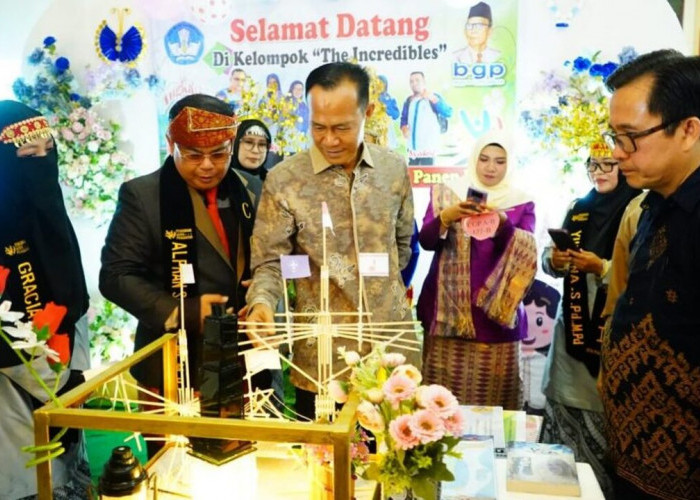 Hadiri Pameran Hasil belajar CGP, Pj Walikota Prabumulih: Teruslah Berinovasi