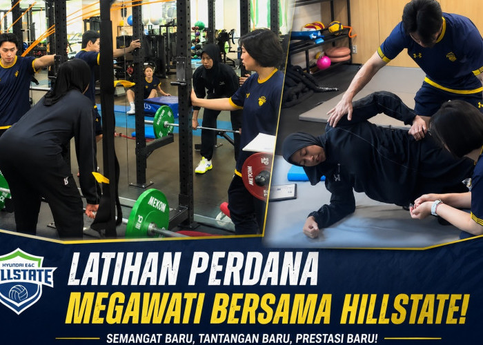 Langsung Tancap Gas! Megawati Jalani Latihan Perdana Bersama Hyundai Hillstate 