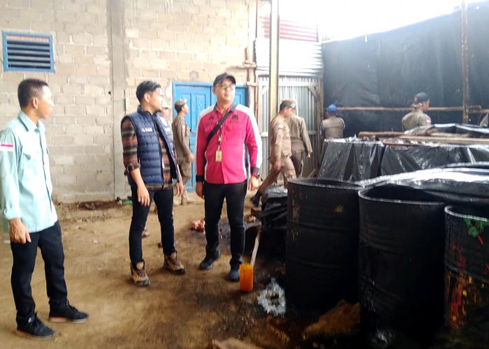 43 Baby Tenk dan 8 Unit Drum Besi diamankan Sat Reskrim Polres Ogan Ilir dari Diduga Gudang Ilegel Driling