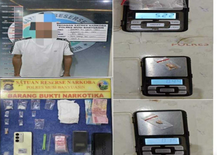 Satresnarkoba Polres Muba Ungkap Tiga Kasus Peredaran Narkotika, Tiga Tersangka Diamankan