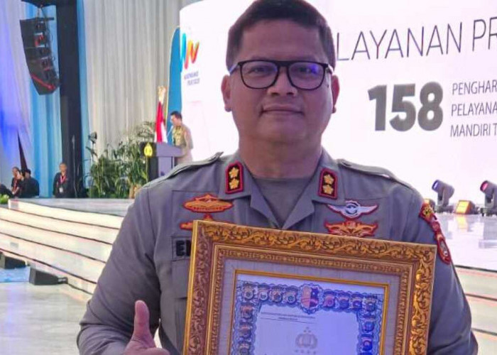 Polres OKU Raih Penghargaan Pelayanan Prima