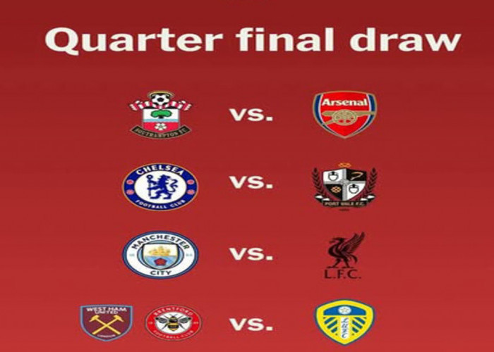 Hasil Undian Perempat Final Piala FA.