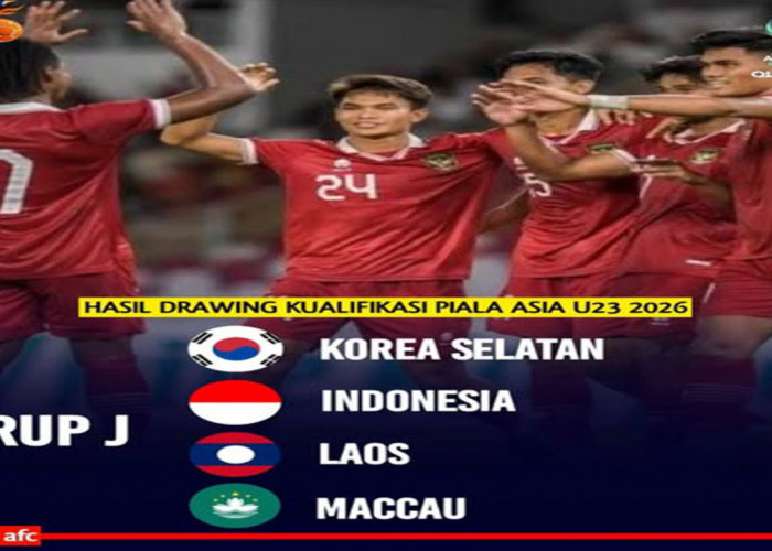 Hasil Drawing Grup J Kualifikasi AFC U-23 2026: Indonesia Jadi Tuan Rumah, Korea Jadi Ancaman!