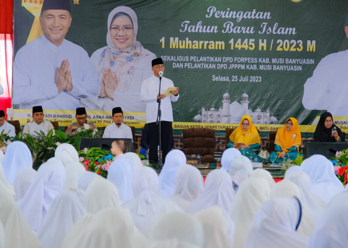 Peringati Tahun Baru  Islam, Pj Bupati Apriyadi Ajak Masyarakat Terus Menebar Kebaikan dan Introspeksi Diri