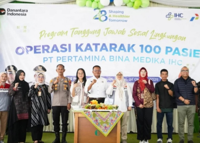 HUT Prabumulih ke-24 dan Pertamedika IHC ke-28, Ratusan Warga Dapat Layanan Operasi Katarak Gratis