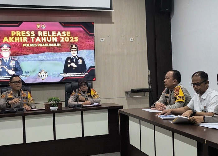 Sepanjang Tahun 2025 Angka Kriminalitas di Prabumulih Meningkat, 4 Kasus Menonjol Berhasil Diungkap