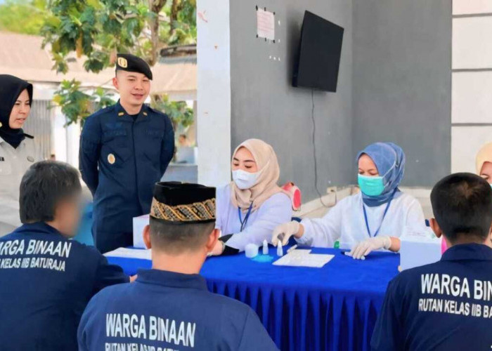 Rutan Baturaja Uji Screening Warga Binaan Cegah Penyebaran HIV