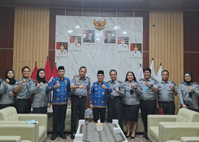 Dorong 1.500 Posbankum, Kakanwil Kemenkum Sumsel Temui Wakil Bupati Ogan Ilir