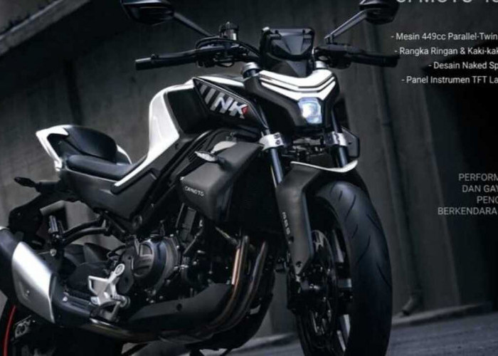 CFMoto 450NK Bukan Naked Bike Biasa, Mesin 450cc Rasa Moge dengan Teknologi Berlimpah