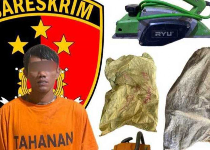 Curi Alat Tukang Kayu, Warga Lawang Wetan diamankan Polsek Babat Toman
