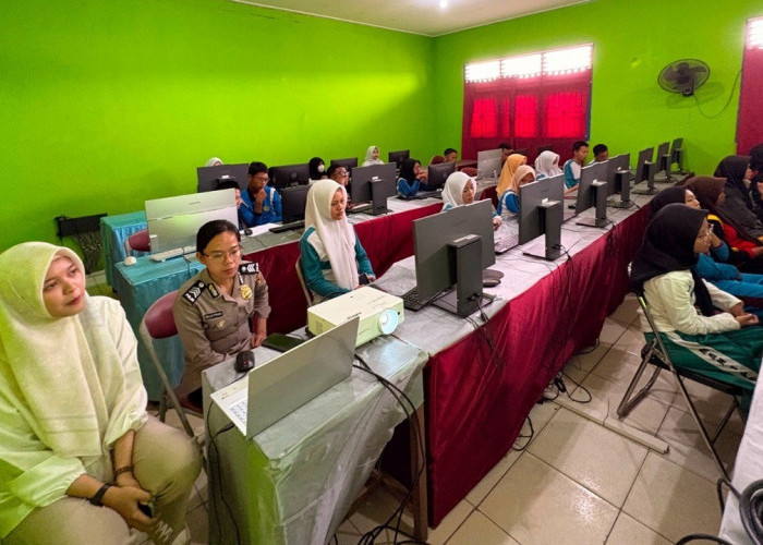 Cegah Penyalahgunaan Teknologi, Polres Prabumulih Turun ke Sekolah-Sekolah Beri Pemahaman Tentang AI 