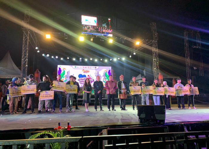Pukau Warga Palembang, iForte Turut Ramaikan Festival Sriwijaya bersama Wali Band dan Umumkan Para Pemenang