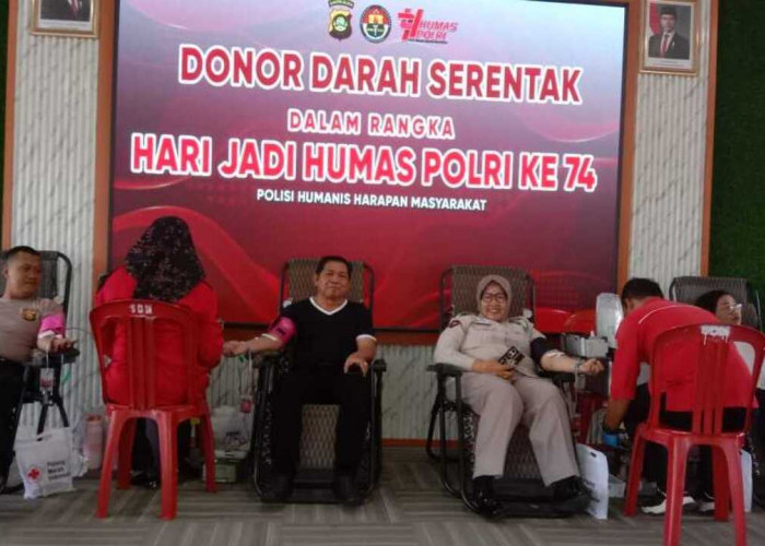 Humas Polri Berusia 74 Tahun, Begini Cara Polres OKI Memperingatinya!