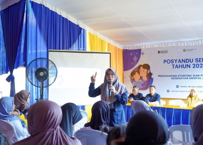 Pusri Perkuat Peningkatan Kesehatan Masyarakat melalui Program Posyandu Sehati 2025